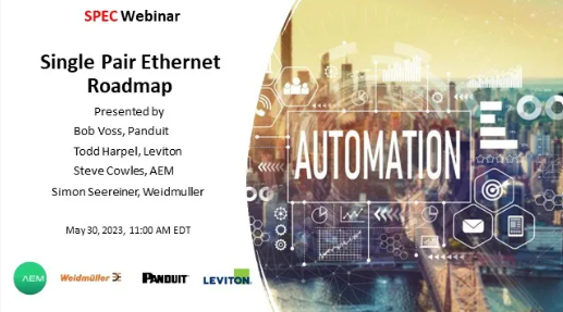 Single Pair Ethernet Roadmap Webinar