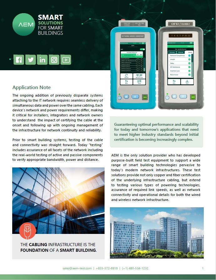 Smart Solutions for Smart Buildings App Note