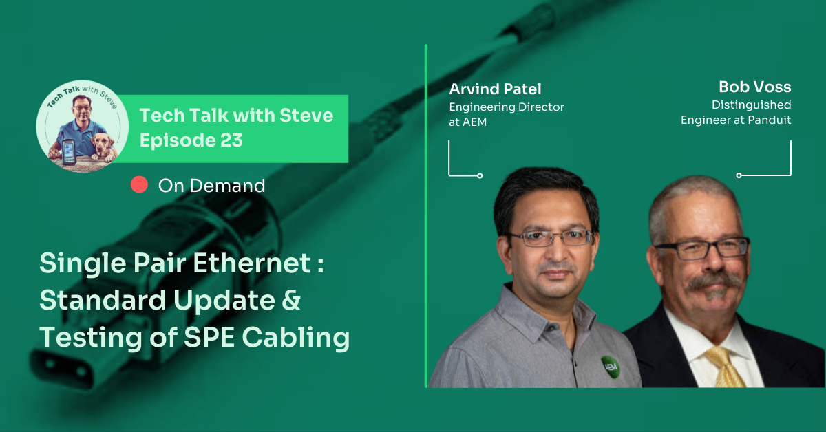 Tech Talk with Steve | Single Pair Ethernet